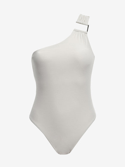 CK WIRE - ONE SHOULDER SWIMSUIT
