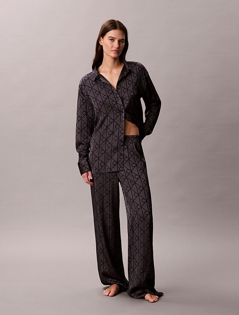 SATIN SHEEN PRINT - PYJAMAS SET