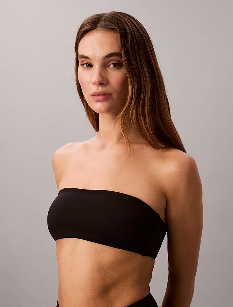 CK ESSENTIALS - BANDEAU BIKINI TOP
