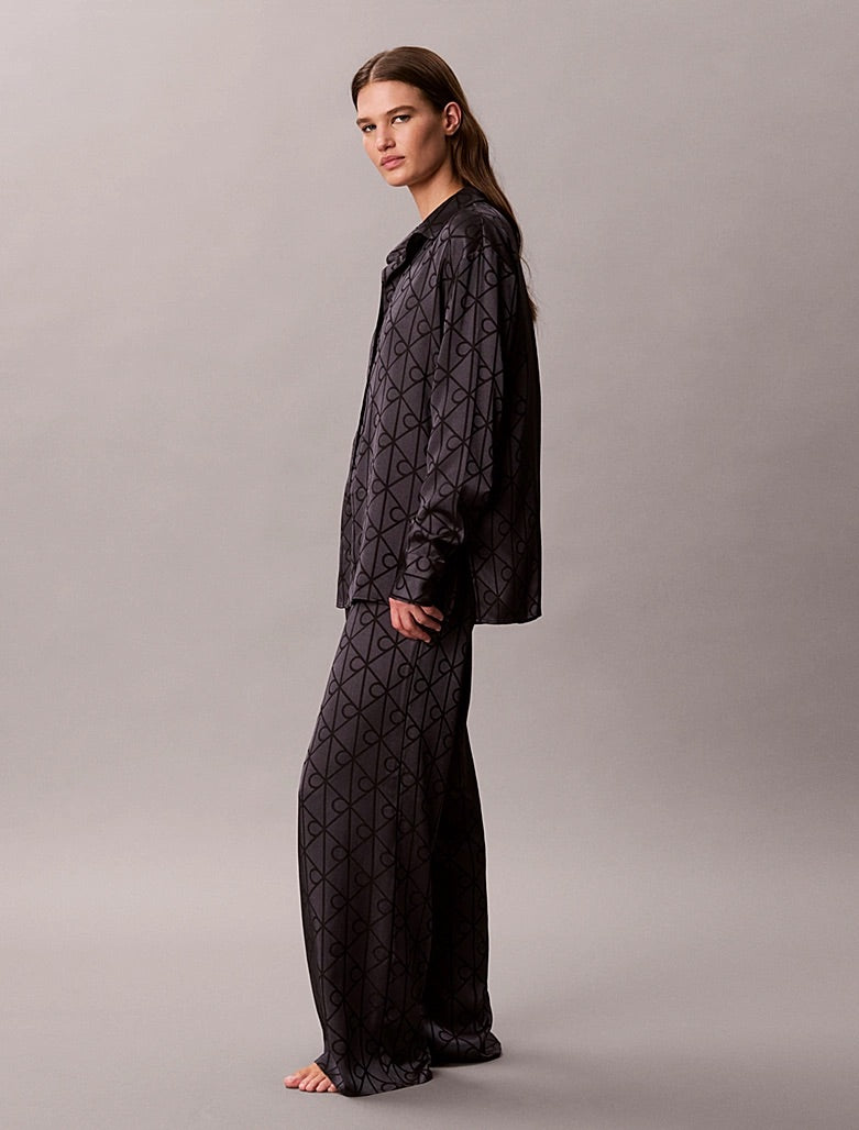 SATIN SHEEN PRINT - PYJAMAS SET