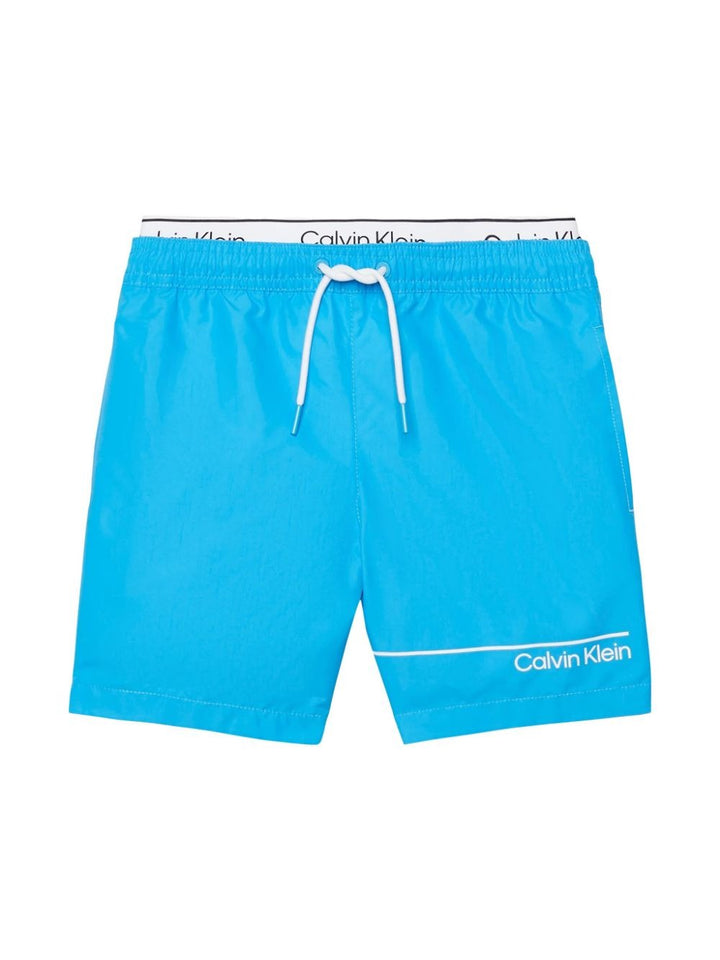 LOGO PRINT DRAWSTRING - BADESHORTS