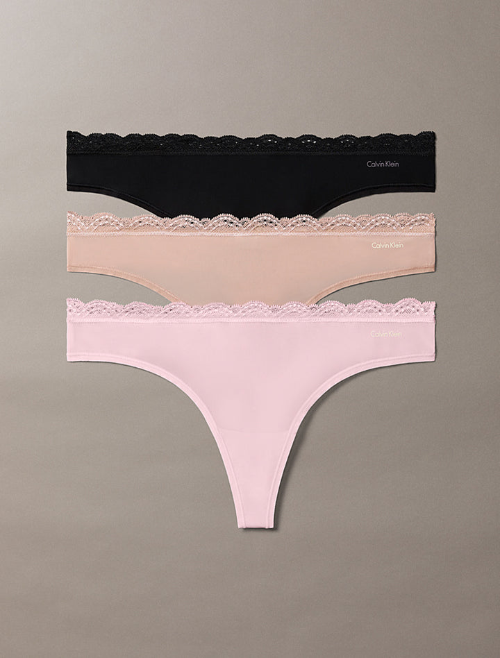 MICROFIBER STRETCH - THONG 3PK