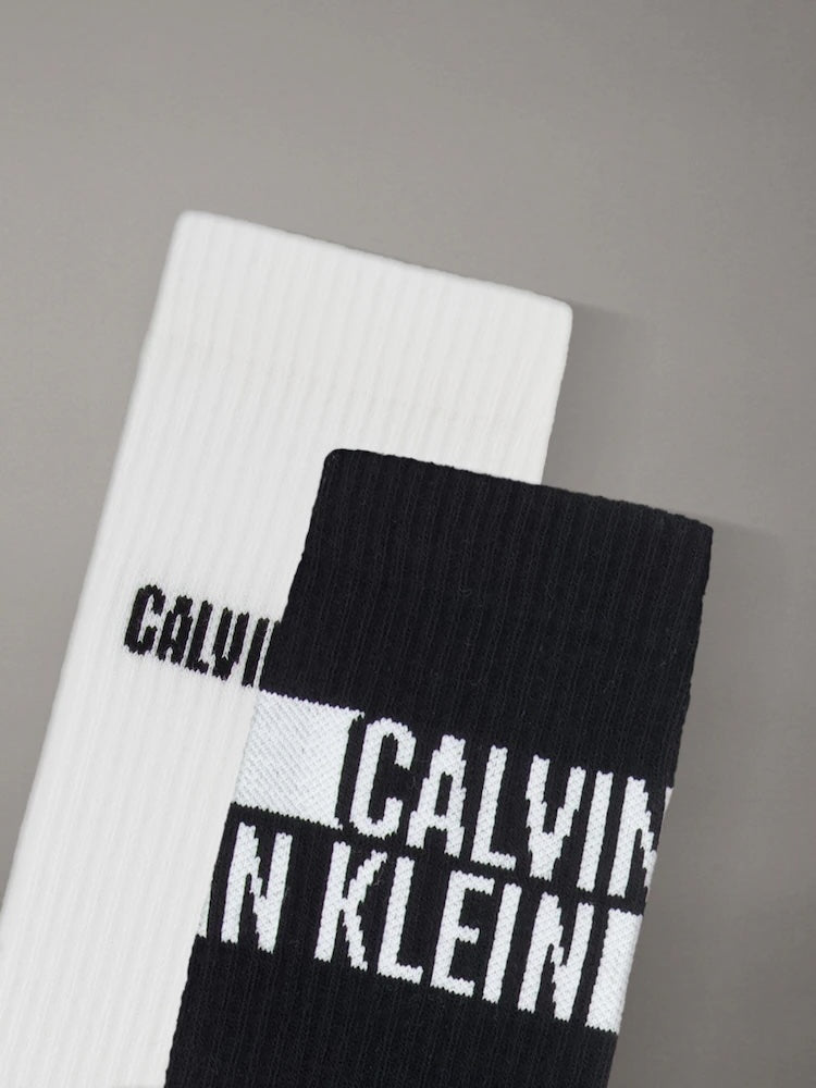 LOGO STRIPE SOCK 2PK