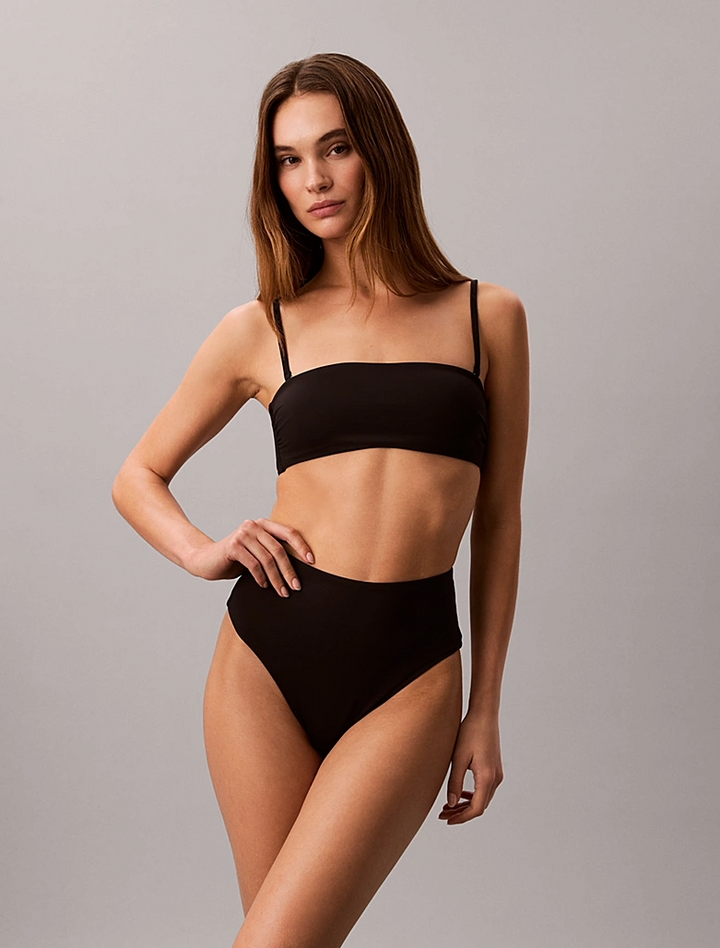 CK ESSENTIALS - BANDEAU BIKINI TOP