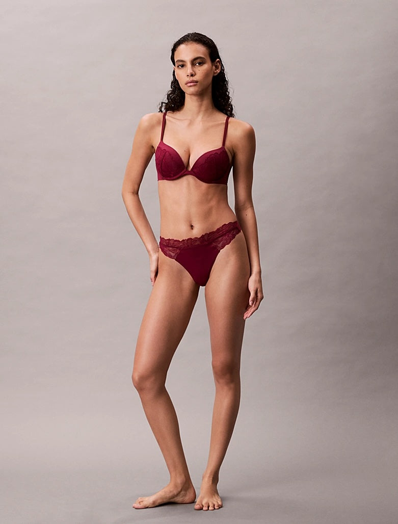 PERFECTLY FIT LACE - PUSH-UP PLUNGE BH