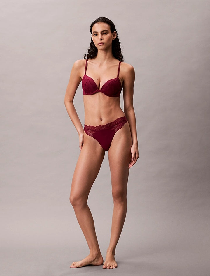 PERFECTLY FIT LACE - PUSH-UP PLUNGE BH