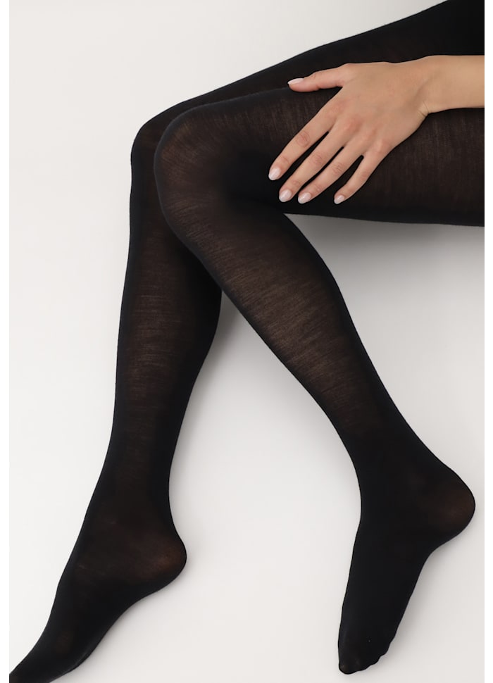 OROBLU NIVES FINE WOOL STRØMPEBUKSE BLACK