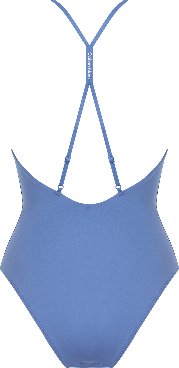 CK SPLIT ELASTIC - PLUNGE SWIMSUIT