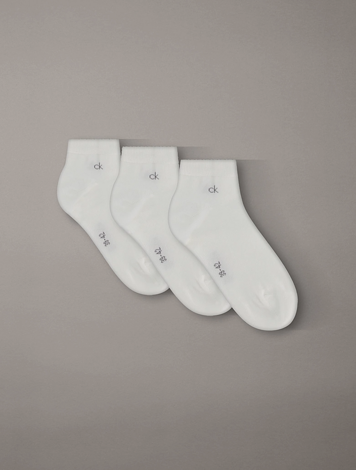 SOFT COTTON STRETCH ANKLE SOCKS 3PK