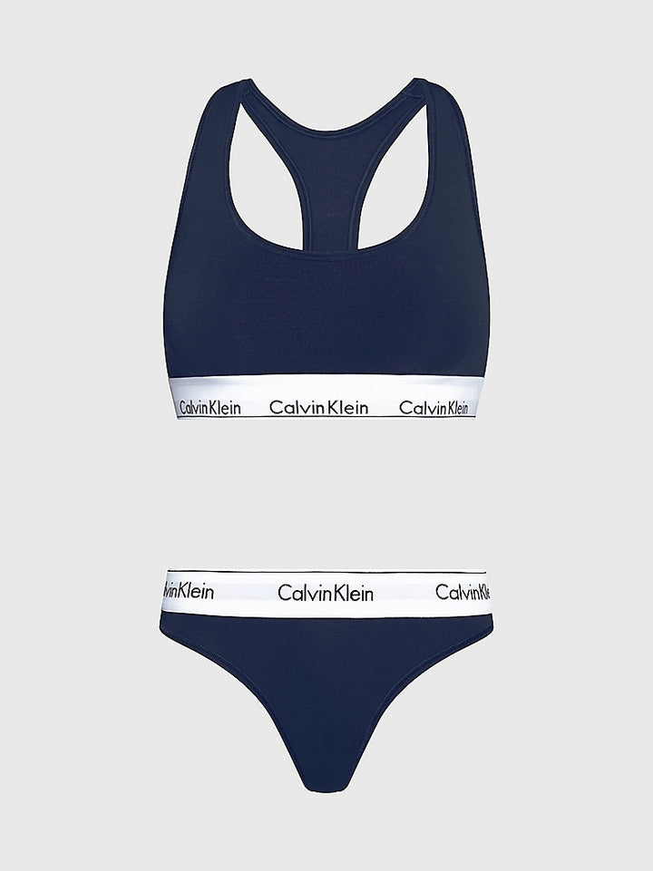 MODERN COTTON - BRALETTE & THONG SET