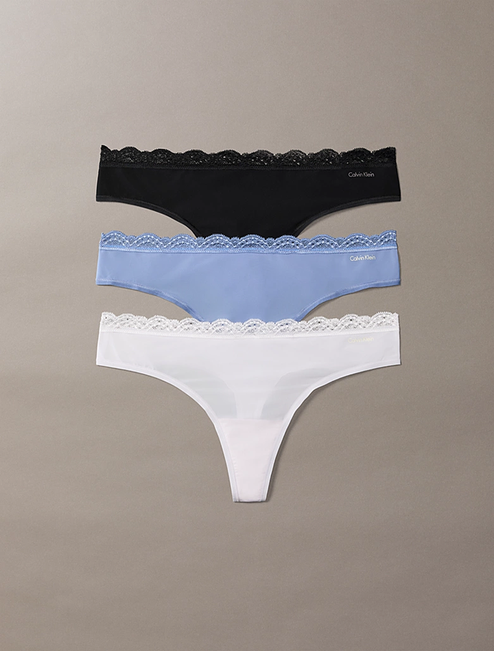 MICROFIBER STRETCH - THONG 3PK