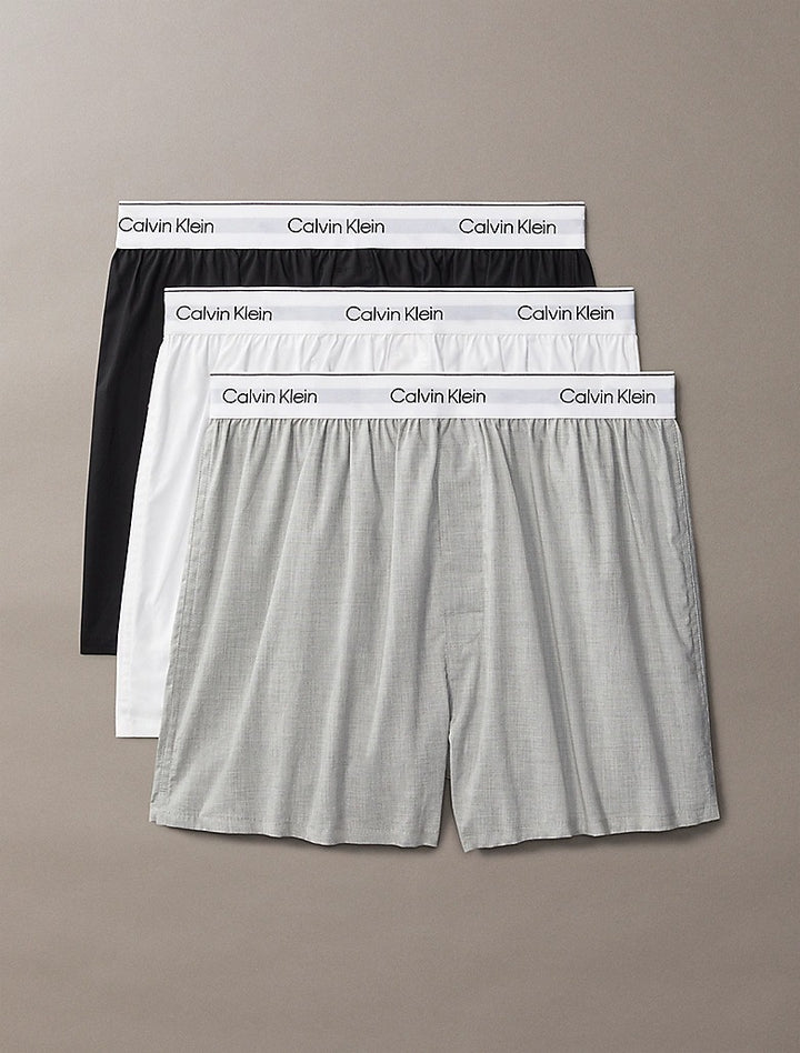 ICON COTTON STRETCH - SLIM FIT BOXER 3PK