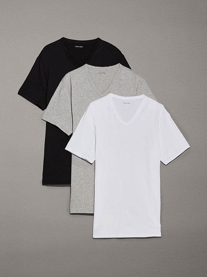 COTTON STRETCH BLEND - V NECK T-SHIRTS 3PK