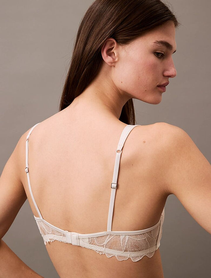CK BLACK - FLORAL LACE BALCONETTE